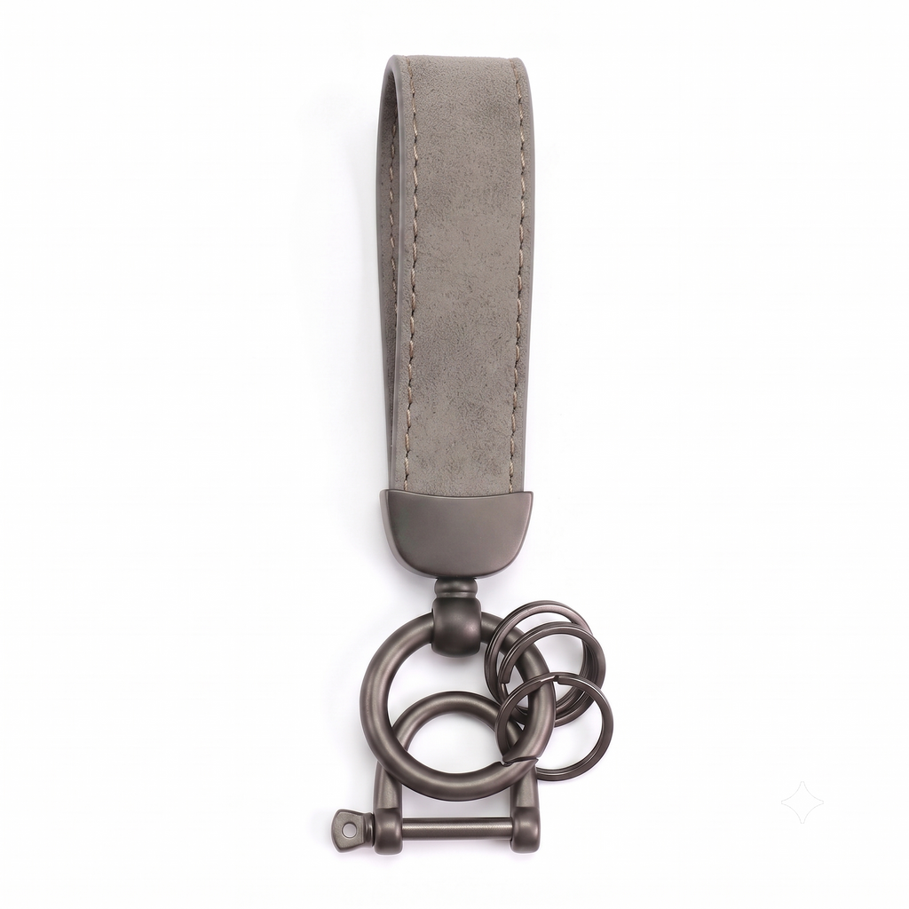 The Heritage Suede Key Ring