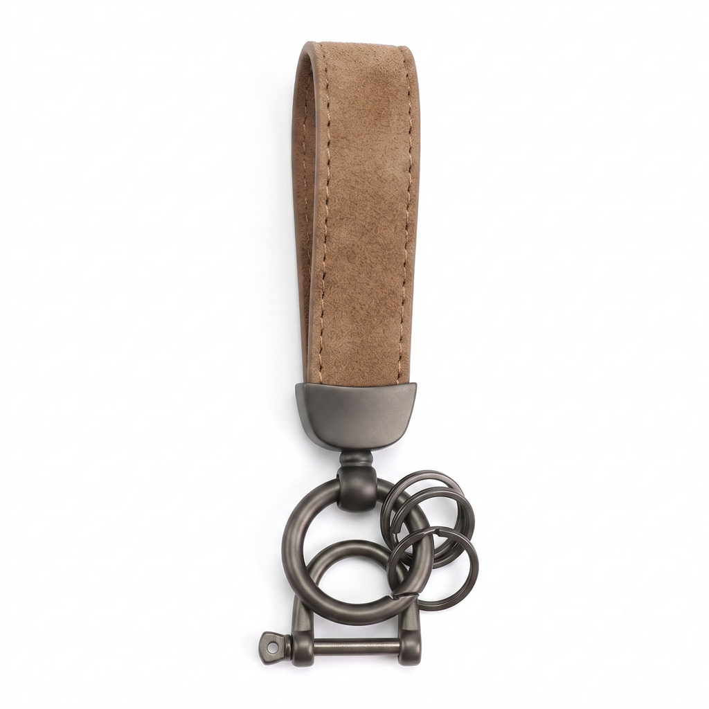 The Heritage Suede Key Ring