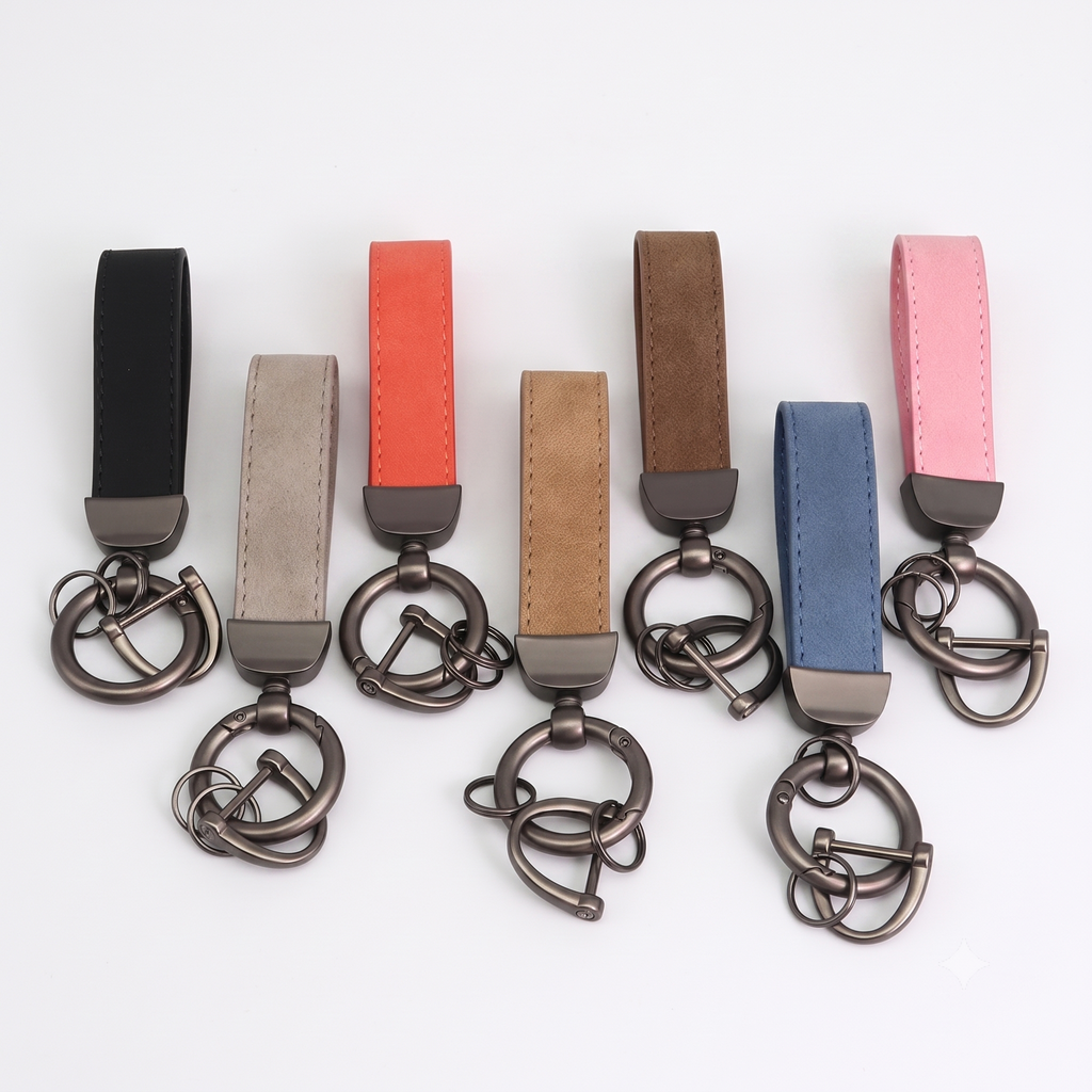 The Heritage Suede Key Ring