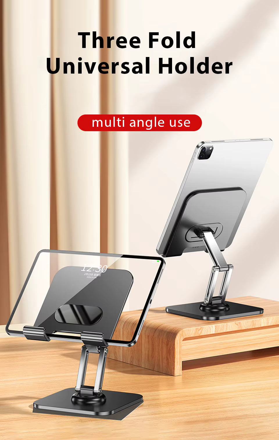 Rotating Aluminum Tablet Stand