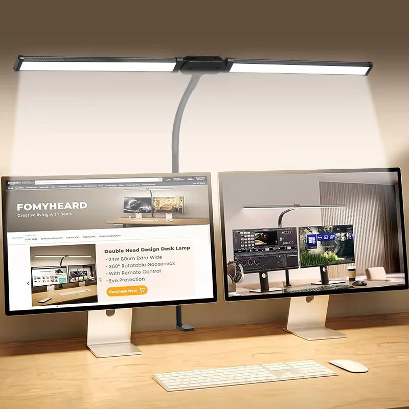 Dual Head LED Desk Lamp