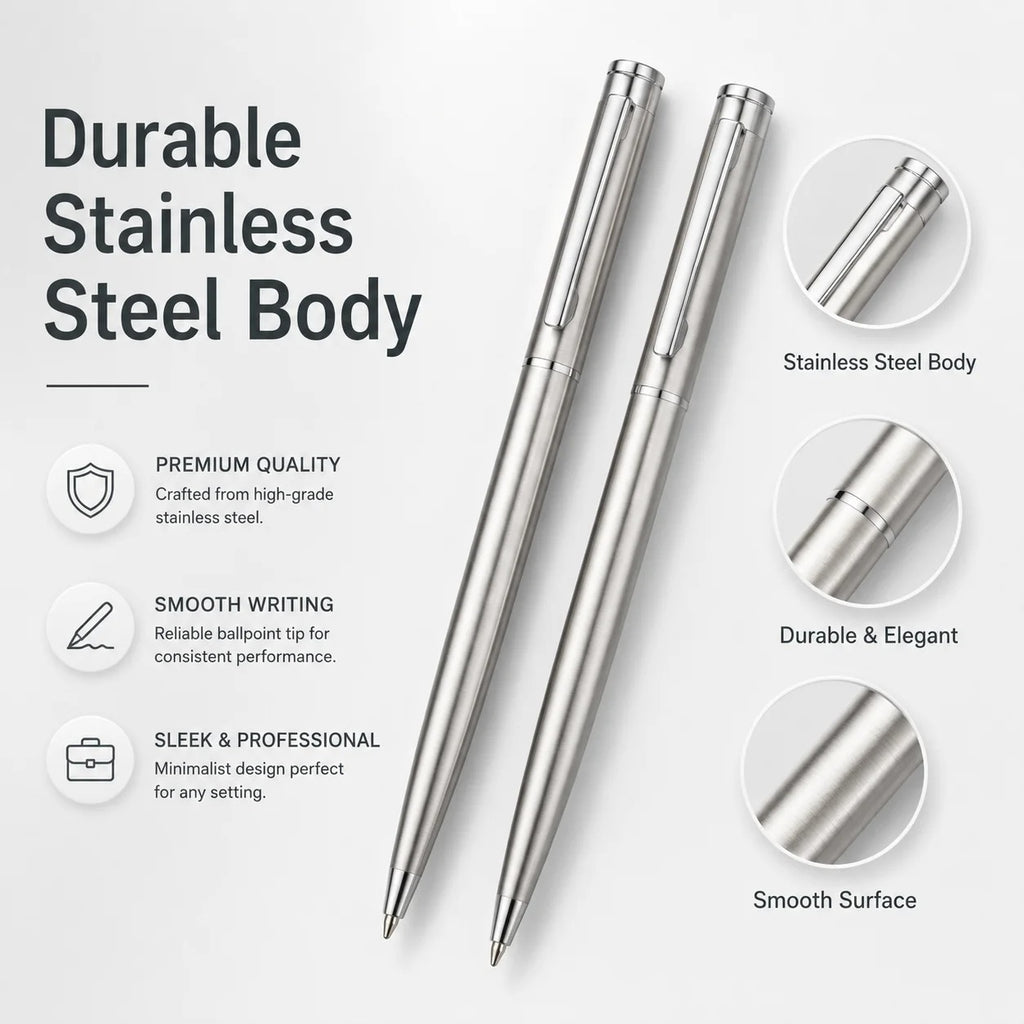 Premium Twist-Action Metal Ballpoint Pen