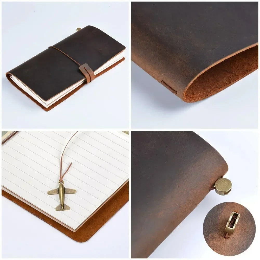 Classic Cowhide Notebook