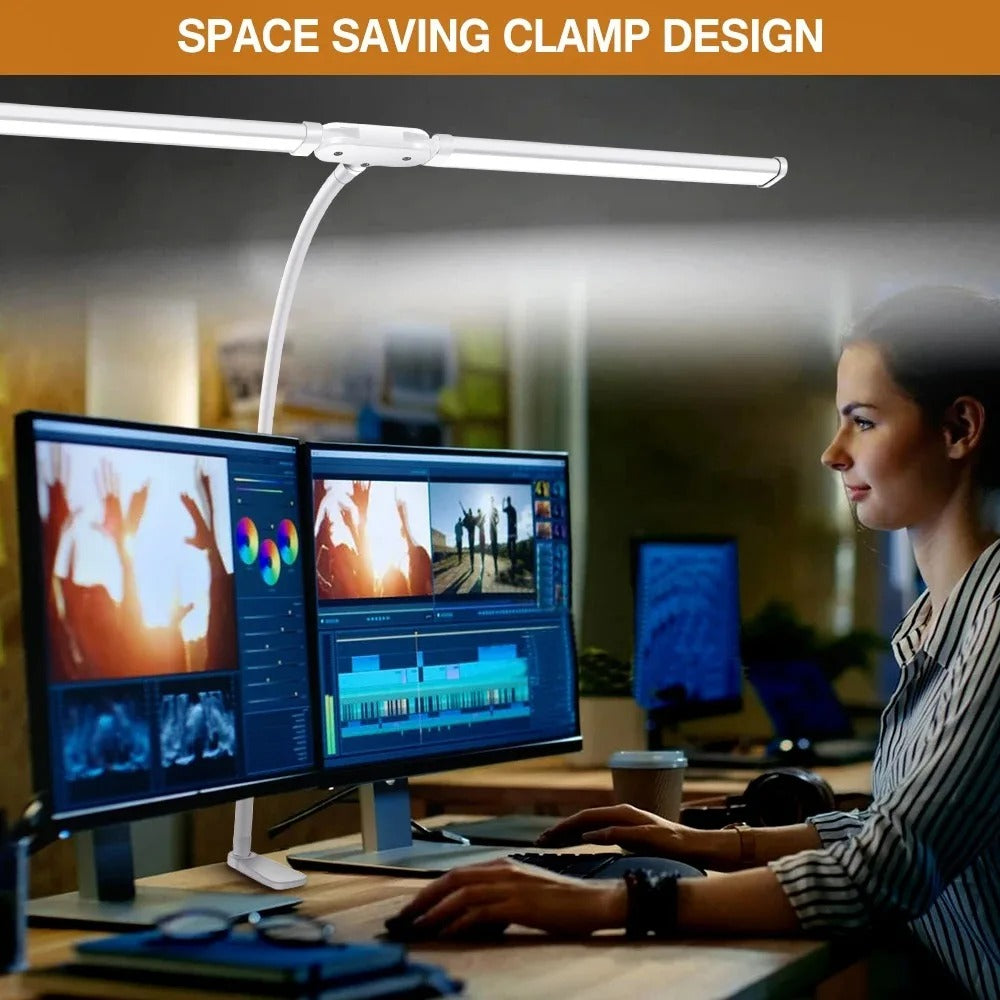 Dual Head LED Desk Lamp