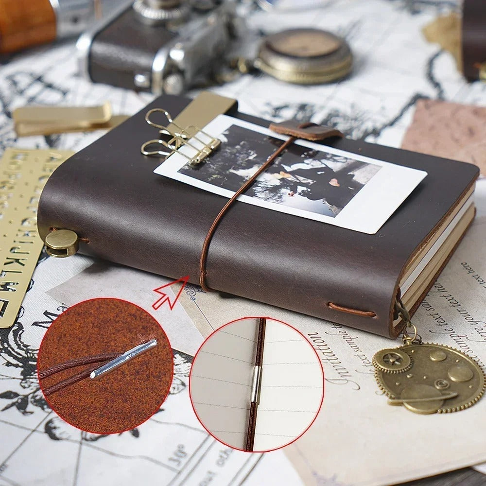 Classic Cowhide Notebook