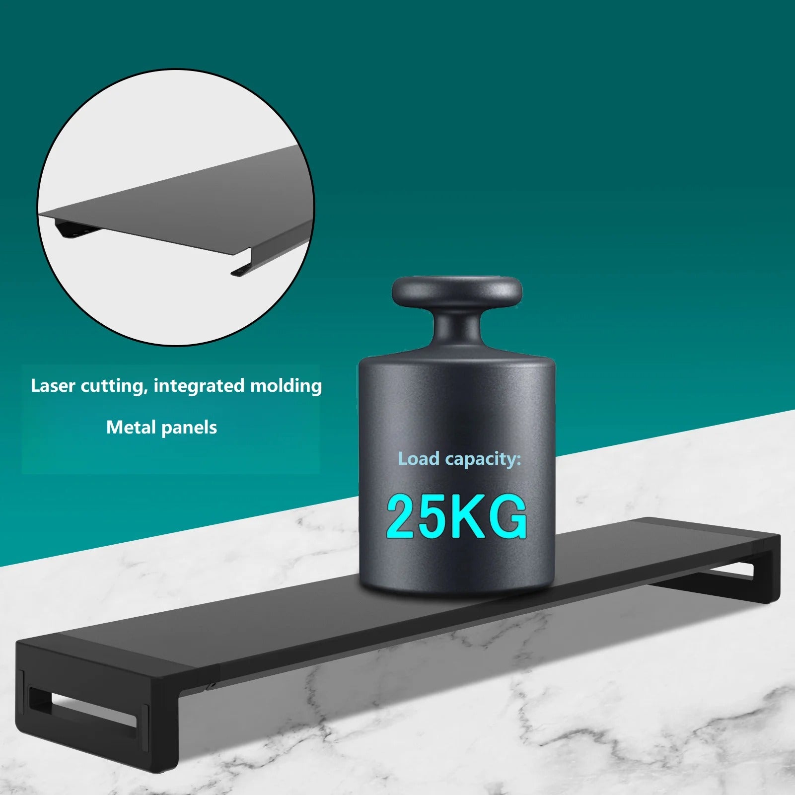 Extra-Wide Dual Monitor Stand Riser